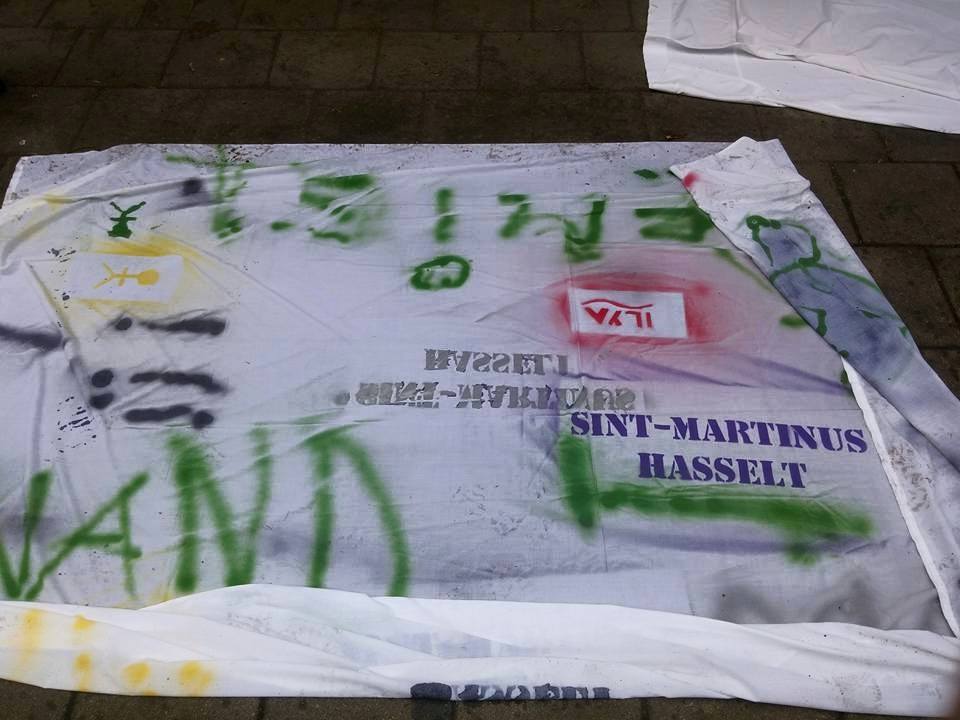 Sint-Martinus den XIIde - Graffiti activiteit WK 2015